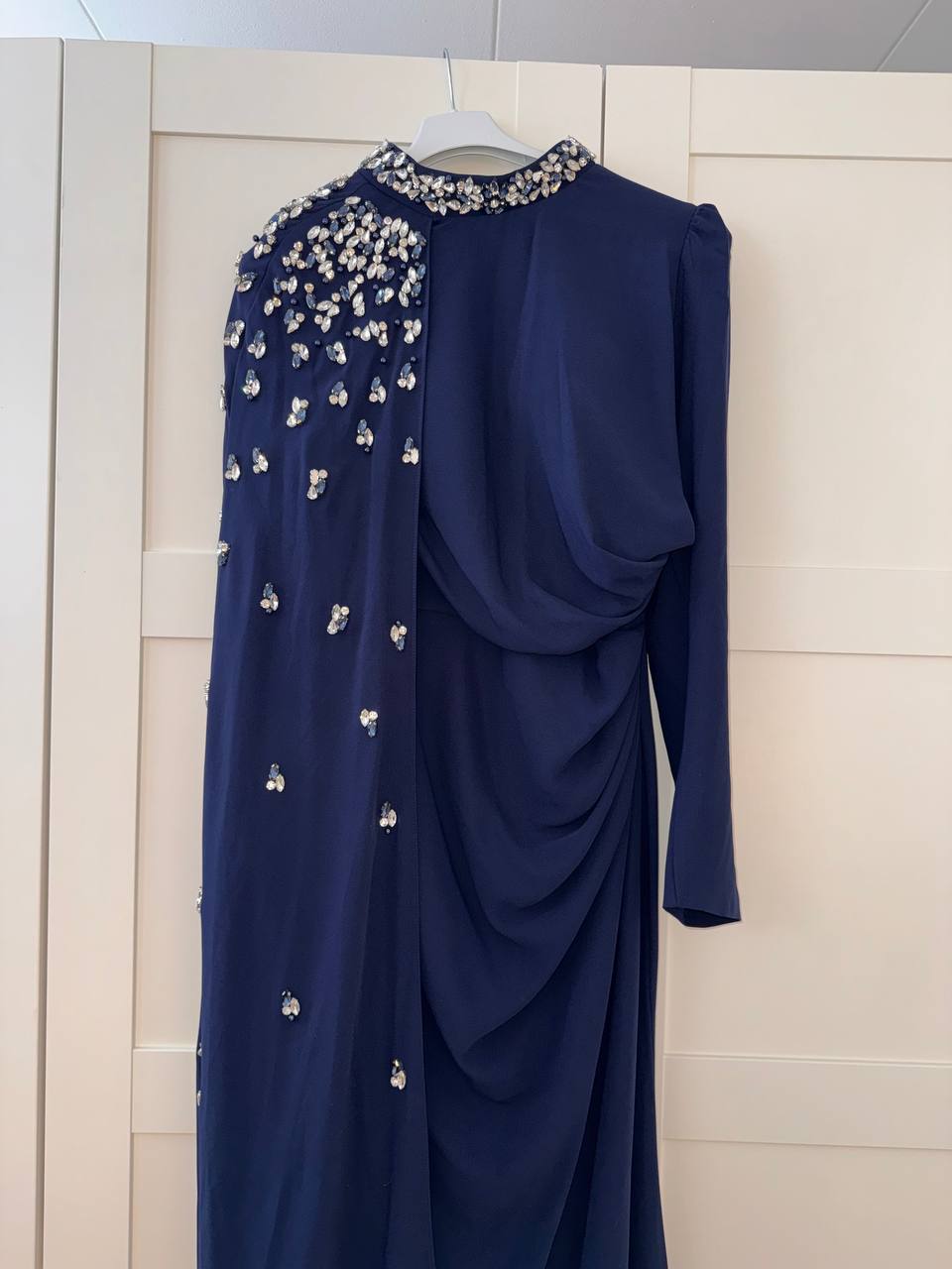 Amara Dress Navy Blue