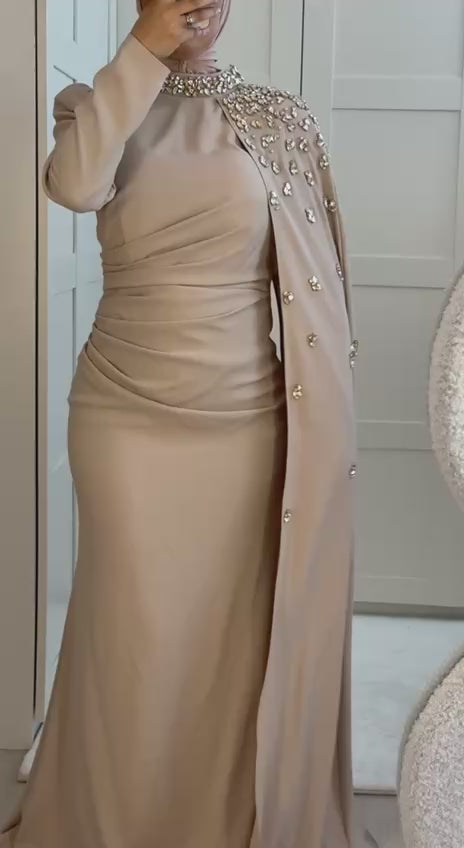 Amara Dress Beige